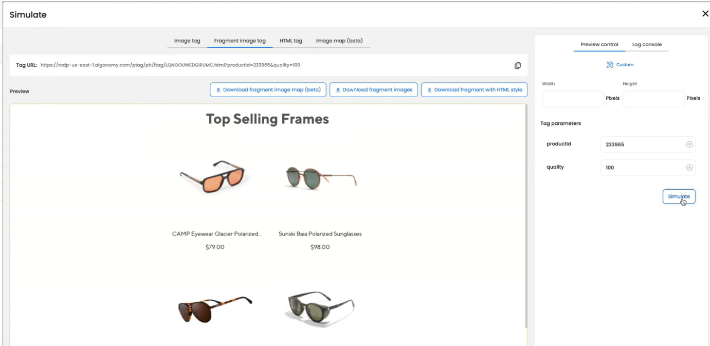 Generating Active Content's HTML Code